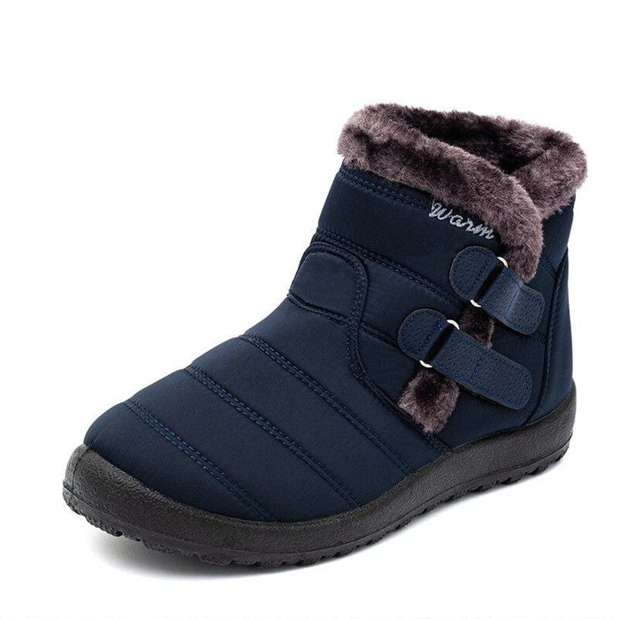 Dam Vinterboots med Kardborre och Halkskydd