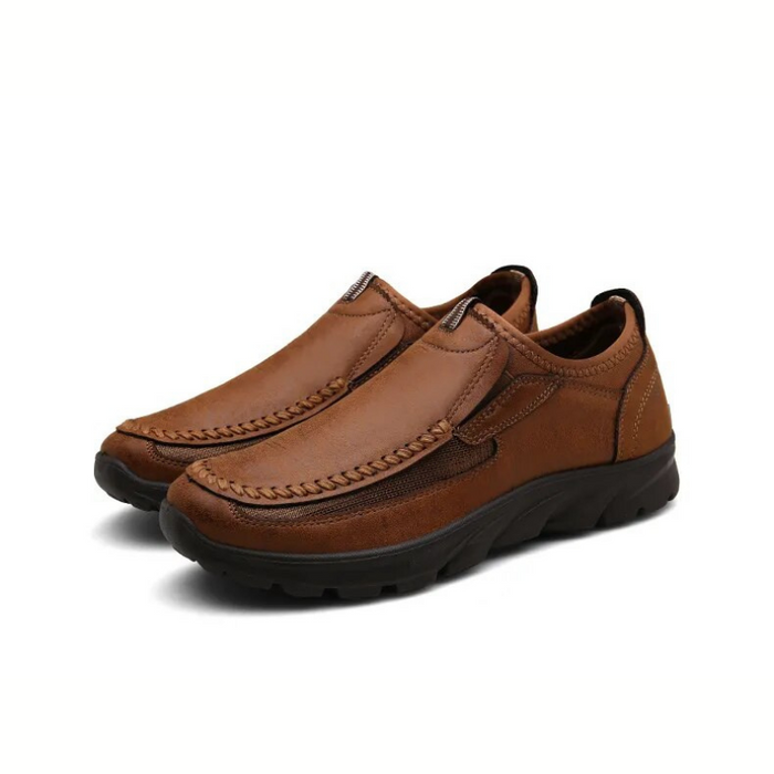 Herr Loafers med Ortopedisk Sula och Bredare Tåbox