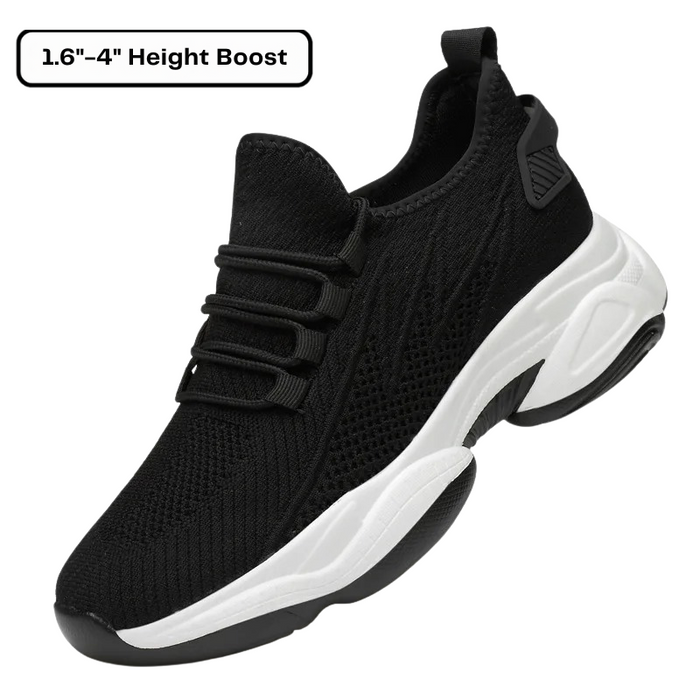 Höjdhöjande Sneakers med Halkfri Sula och Andningsbar Mesh