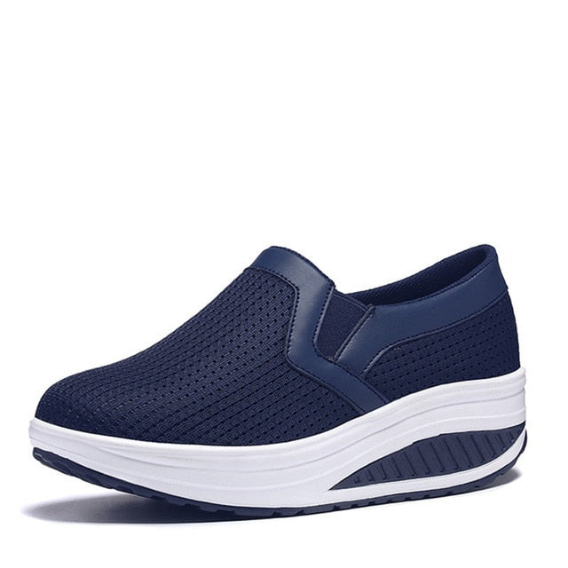 Dam Slip-On Ortopediska Skor med Bågsupport Halkfri