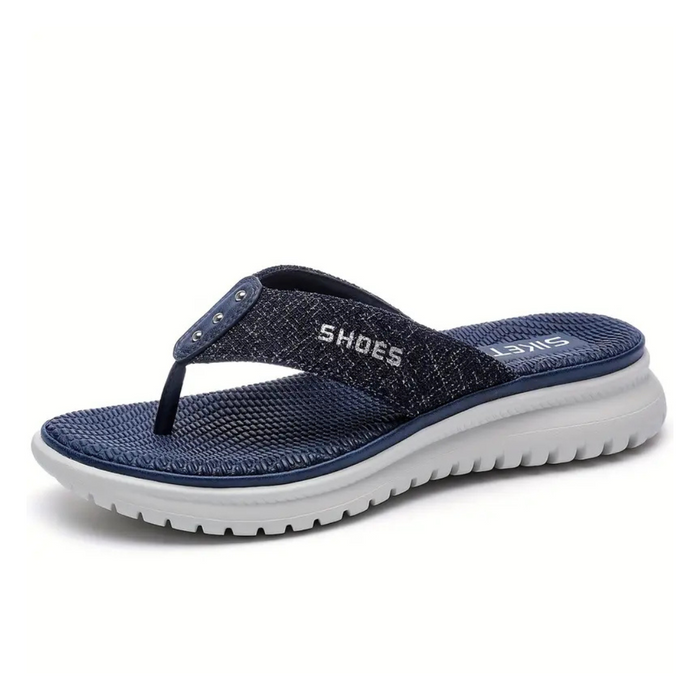 Dam Flip Flops med Ortopedisk Fotbädd och Halkfri Sula