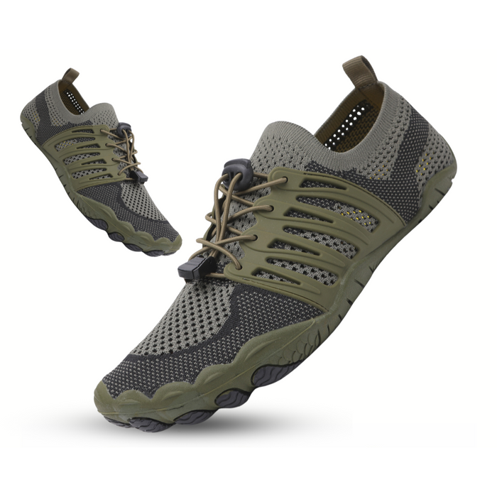Herr Barfotaskor med Mesh och Lace-Up för Vandring