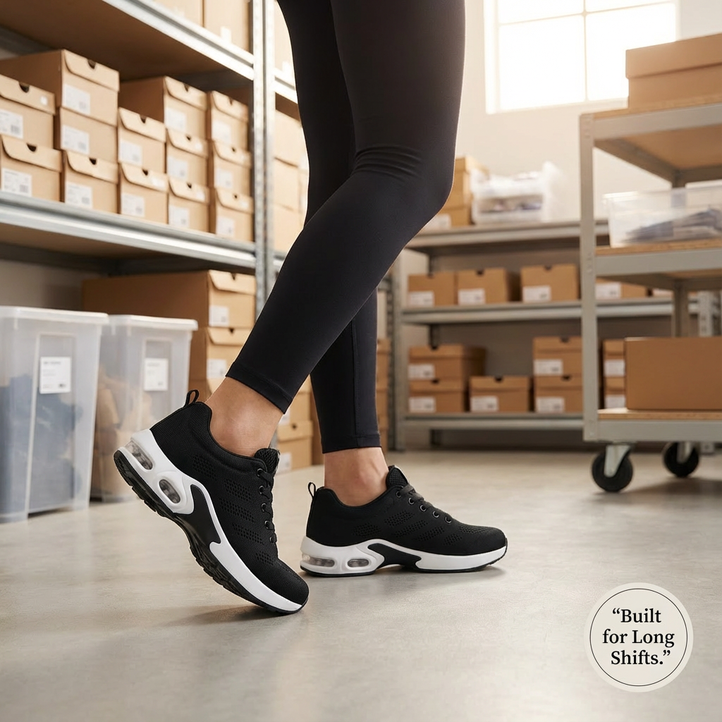 Orthora Pro – 12-timmars arbetsskor för lindring av häl- och plantarfasciit (Unisex)