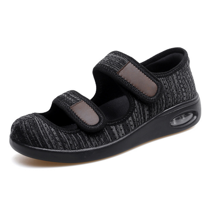Dam Ortopediska Slip-On Skor med Luftkudde och Kardborre