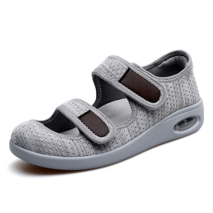 Dam Ortopediska Slip-On Skor med Luftkudde och Kardborre