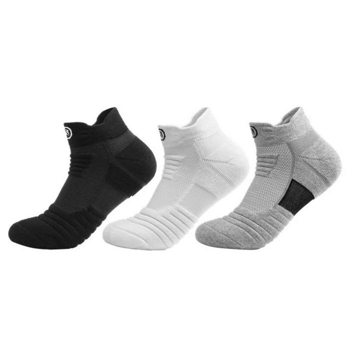 Ankelstrumpor med Mesh-Ventilation 3-Pack