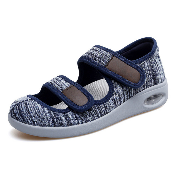 Dam Ortopediska Slip-On Skor med Luftkudde och Kardborre