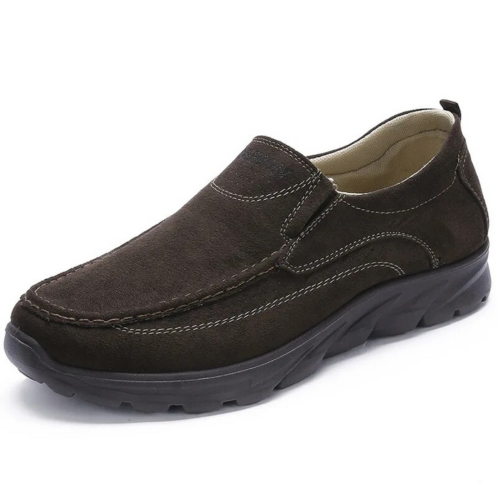Dam Ortopediska Slip-On Skor Breda Tår för Vardagsbruk