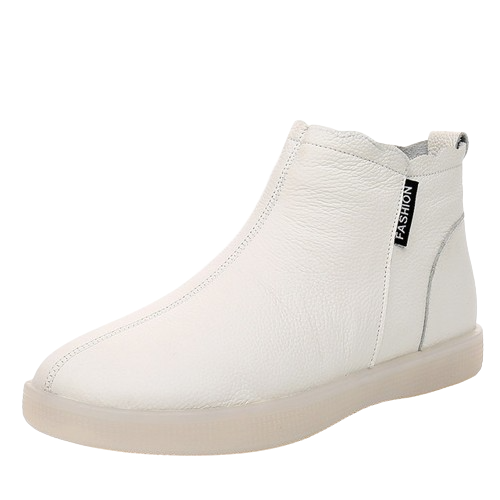 Dam Ortopediska Ankelboots med Rundad Tå och Mjuk Sula