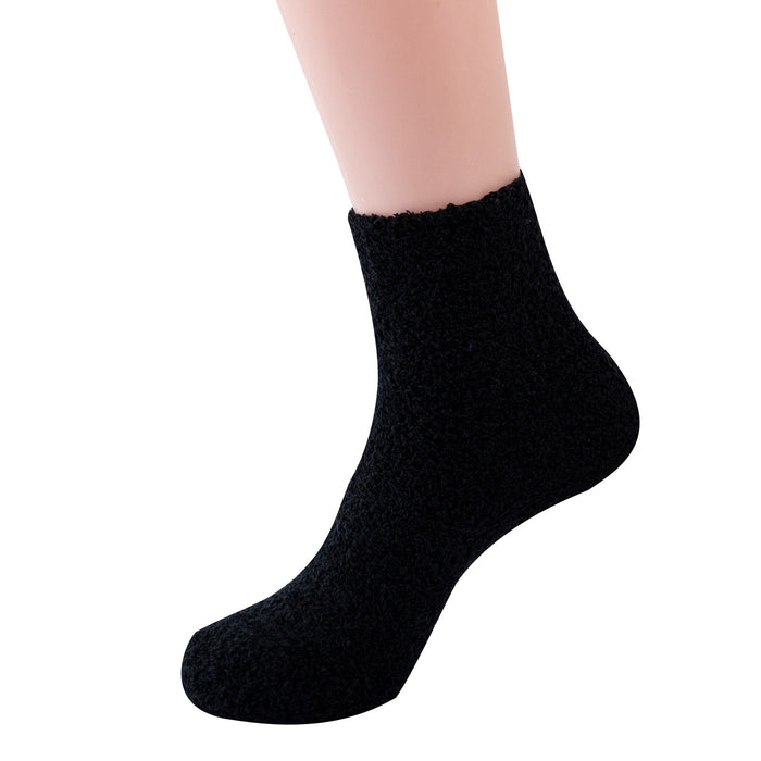 Fluffiga Ankelsockor med Varm Plyschfoder för Vinter