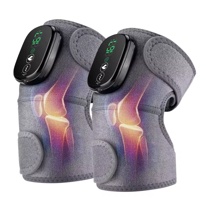 Knämassagerare med Värme och Vibration för Knän och Lår