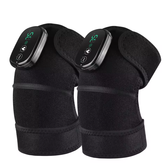 Knämassagerare med Värme och Vibration för Knän och Lår