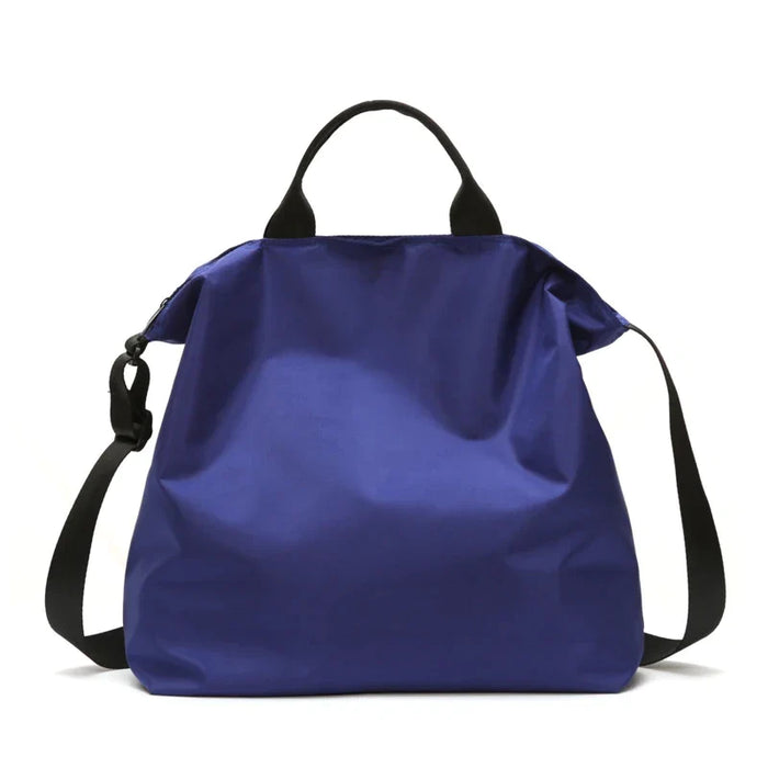 Nylon Tote Bag Vattentät Dragkedja Axelrem för Vardag