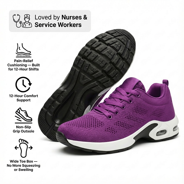 Orthora Pro — 12-timmars Skor för Lindring av Fot-, Knä- och Ryggsmärtor hela dagen