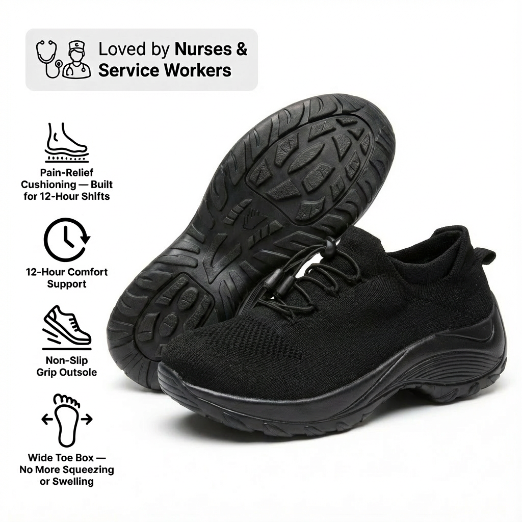 ShiftPro – 12-timmars skot för smärtlindring av fötter, knän och rygg hela dagen