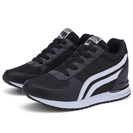 Dam Ortopediska Sneakers med Valkstöd och Andande Nätdesign