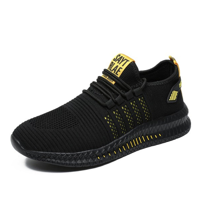 Herr Sneakers med Meshövre och Ortopediskt Stöd