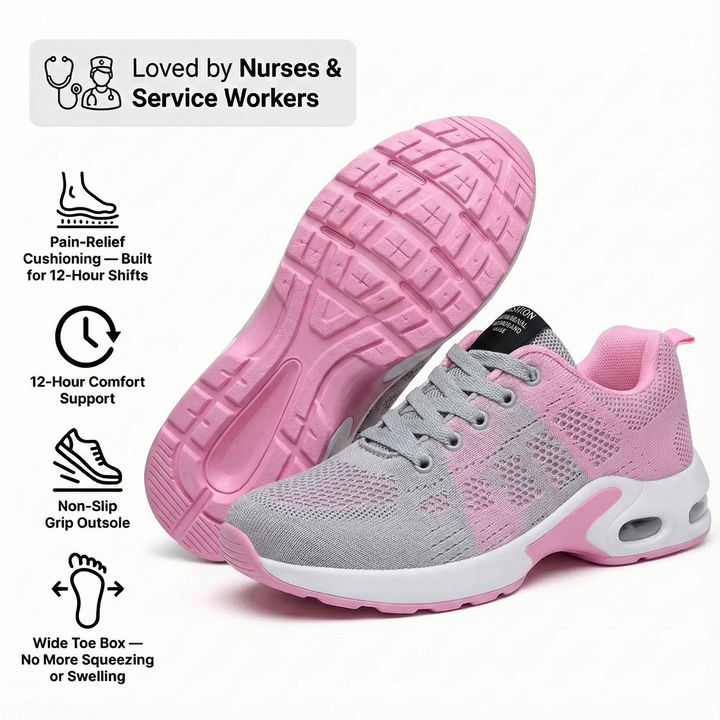 Orthora Pro – 12-timmars Skor för Smärtlindring av Fötter, Knän &amp; Rygg hela Dagen (BOGO)