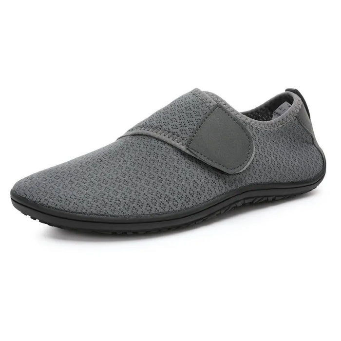 Slip-On Barfotaskor med Kardborreband och Tunn Sula