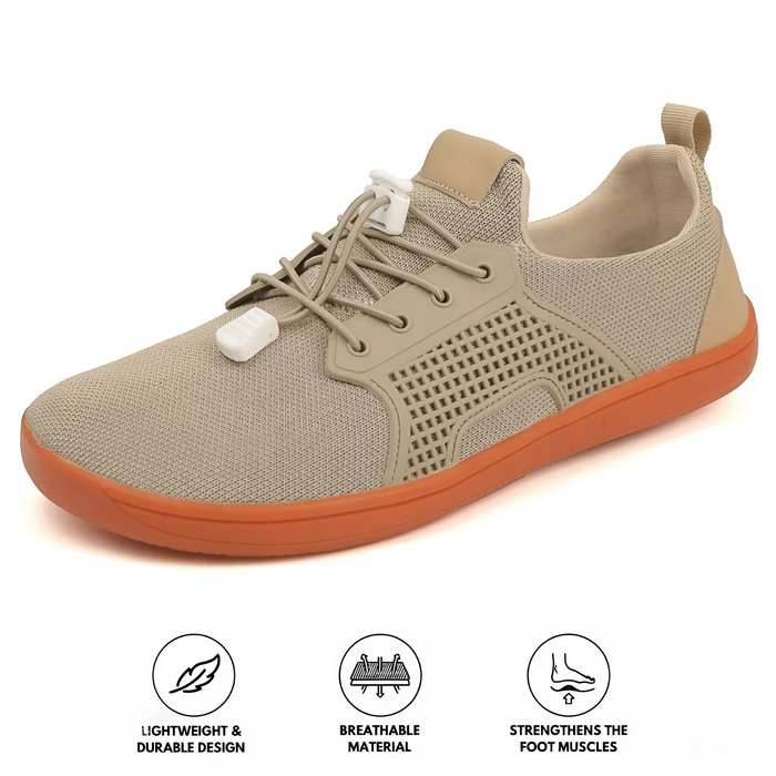 Ortopediska Barfotaskor Andningsbar Mesh Lace-Up Sneakers